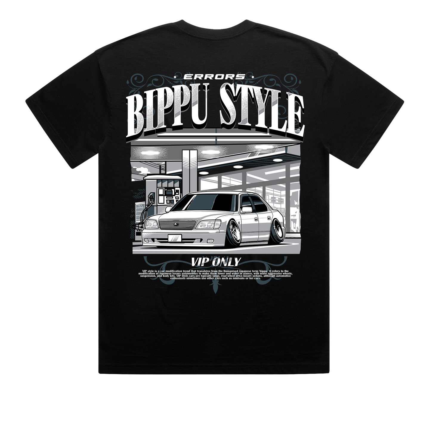 "BIPPU STYLE" Black Tee