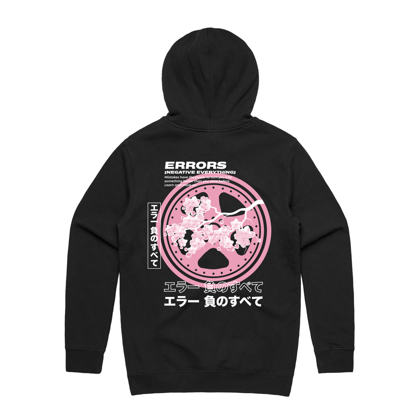 "BLOSSOM" Black Hoodie