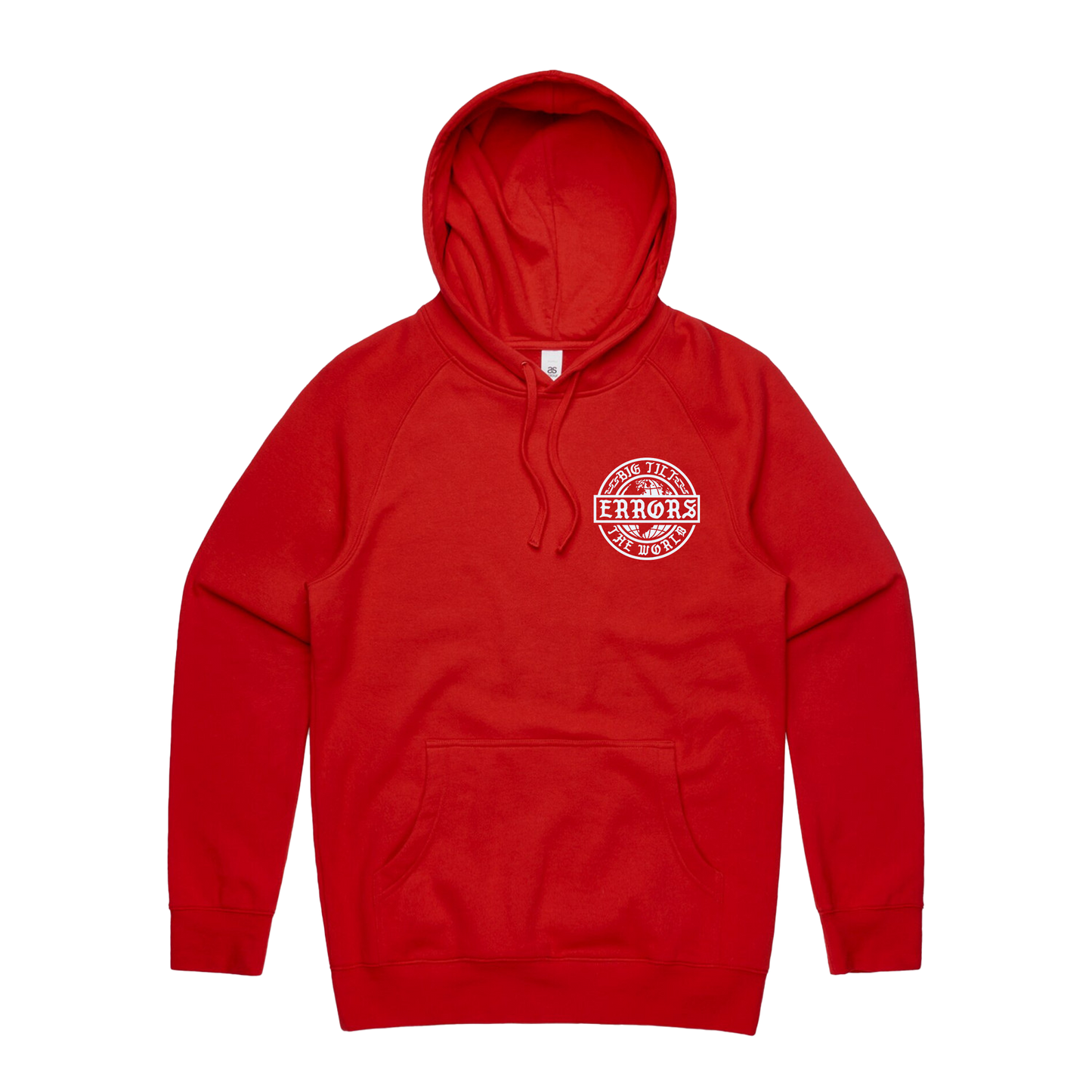 "BIG TILT THE WORLD" Red Hoodie
