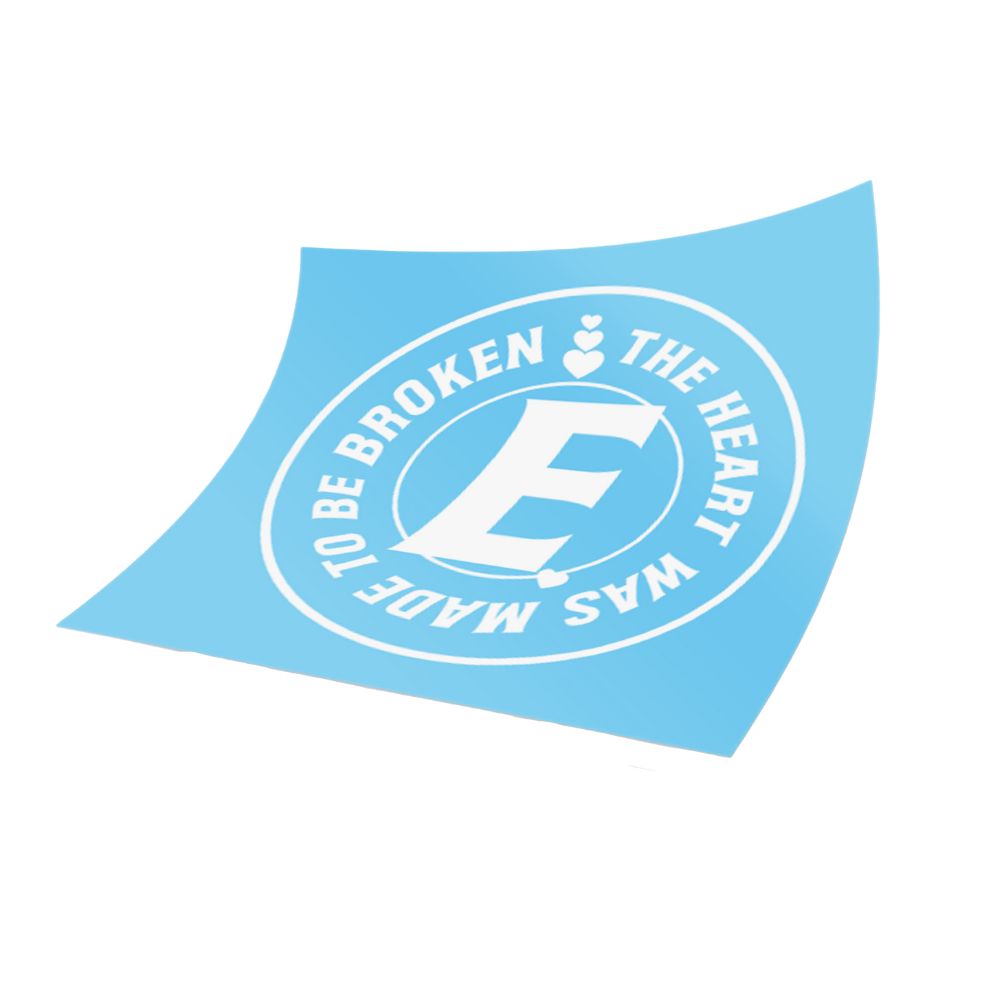 "BROKEN HEART" Rear Banner