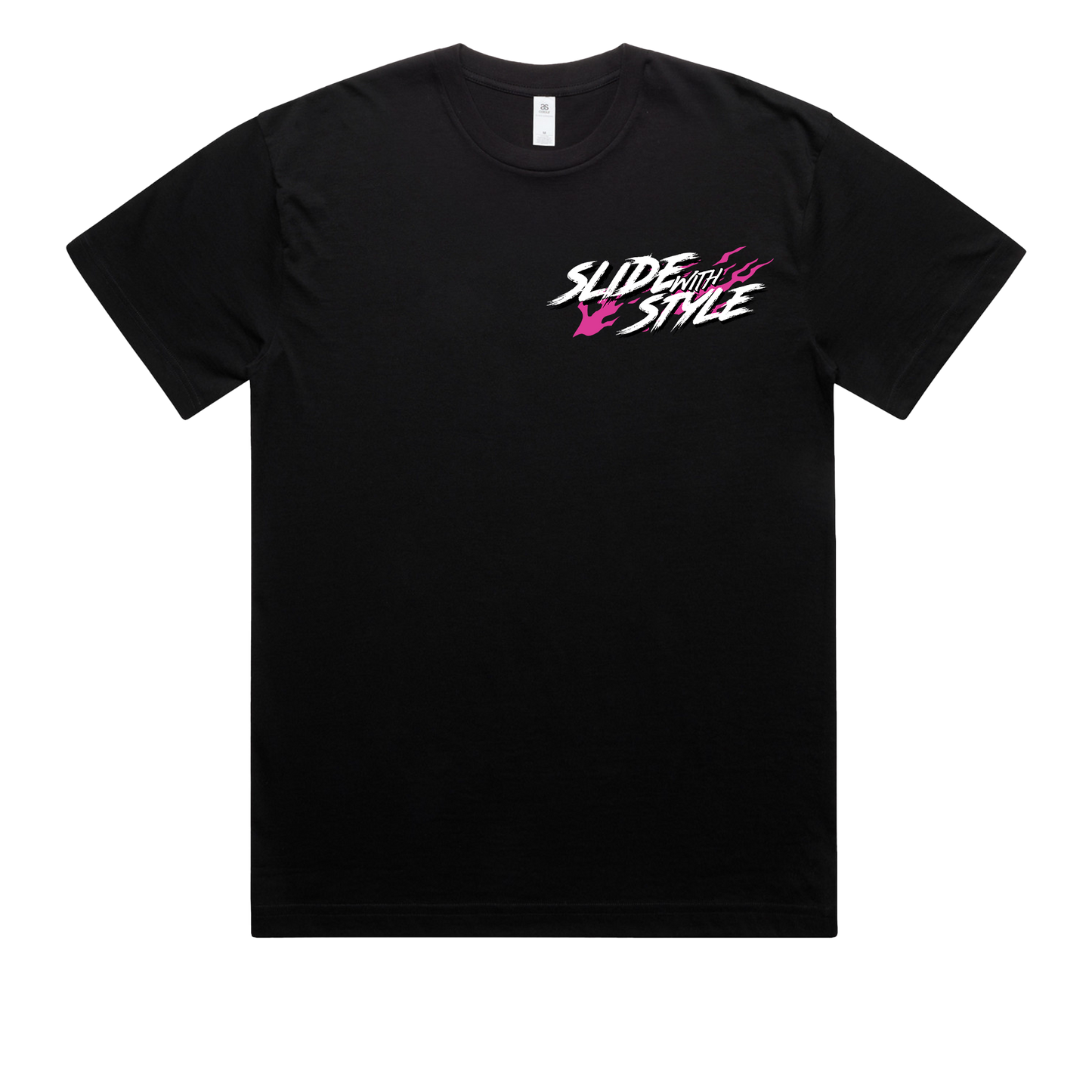 "SLIDE WITH STYLE" Black Tee