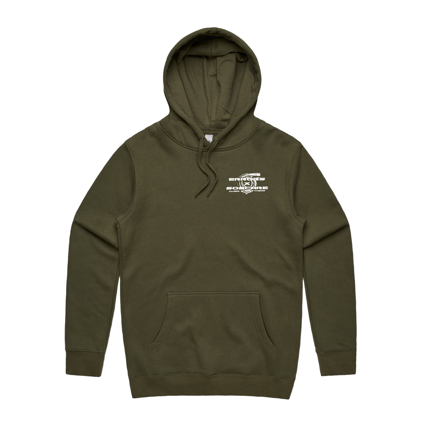 "STYLE OVER EVERYTHING" Army Green Hoodie