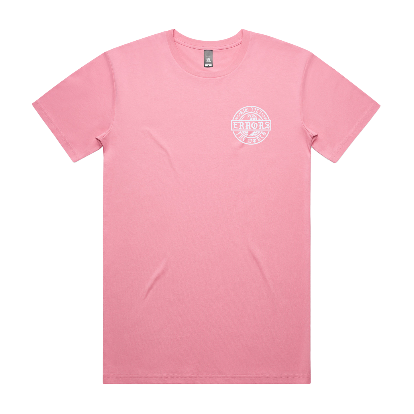 "BIG TILT THE WORLD" Pink Tee