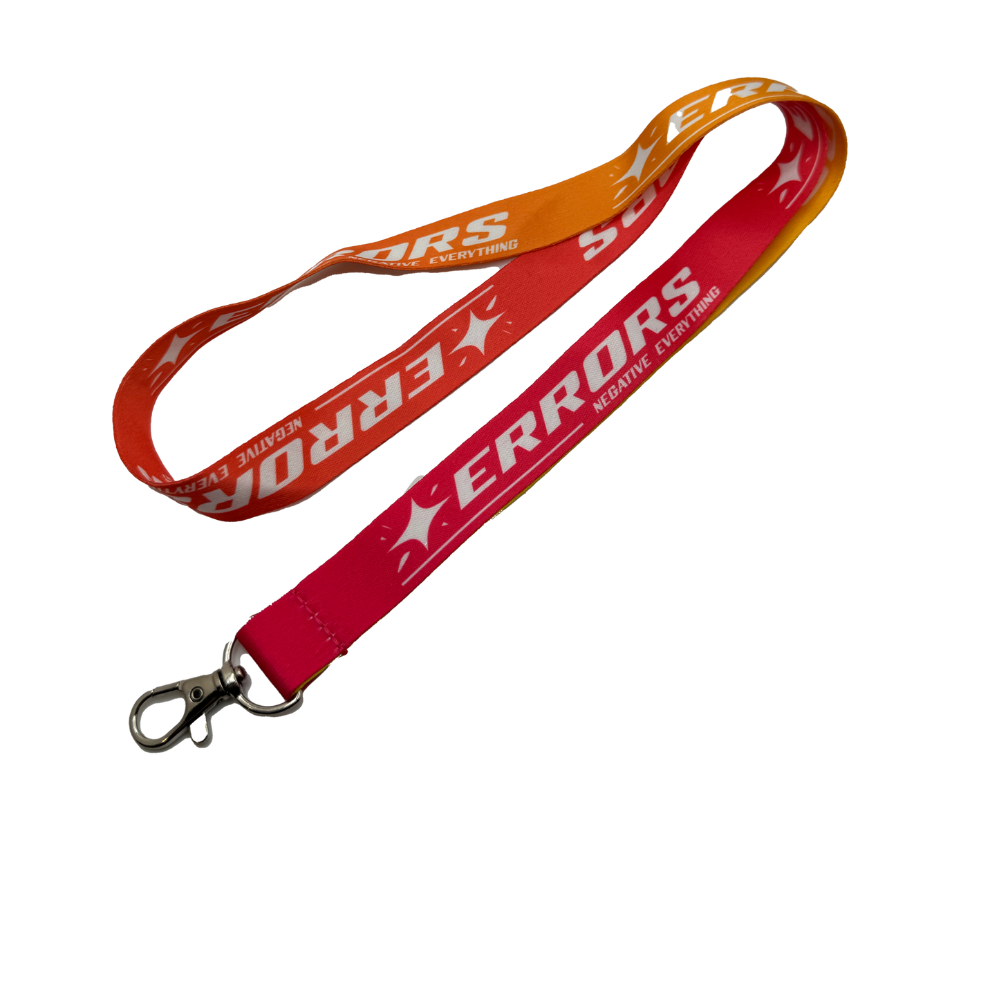"STAR" Orange Faded Lanyard