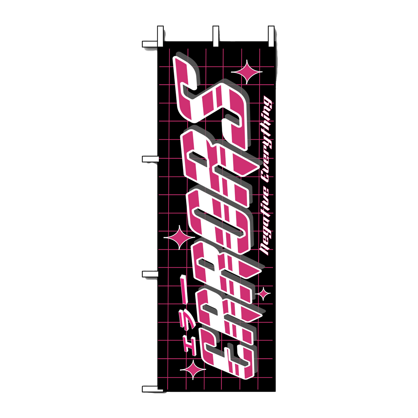 "SQUARE PINK" Nobori Flag