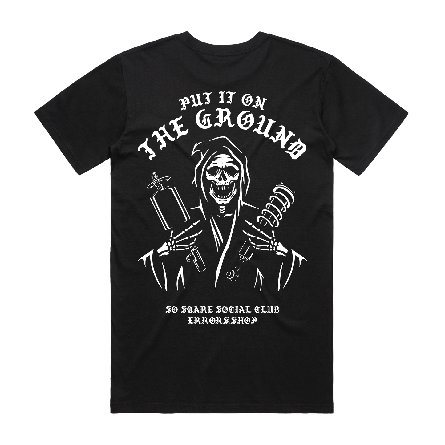 "PUT IT ON THE GROUND" Black Tee