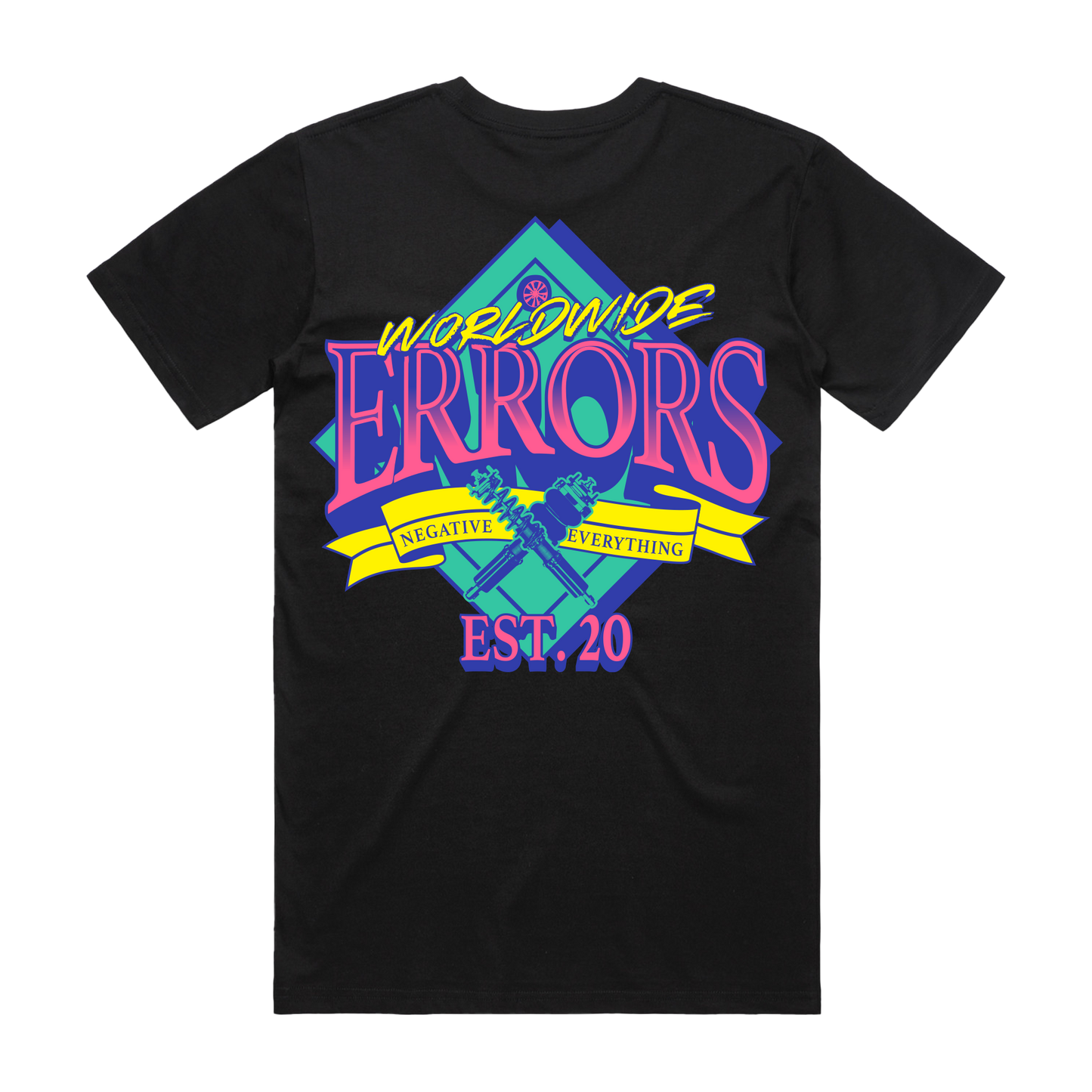 "RETRO" Black Tee
