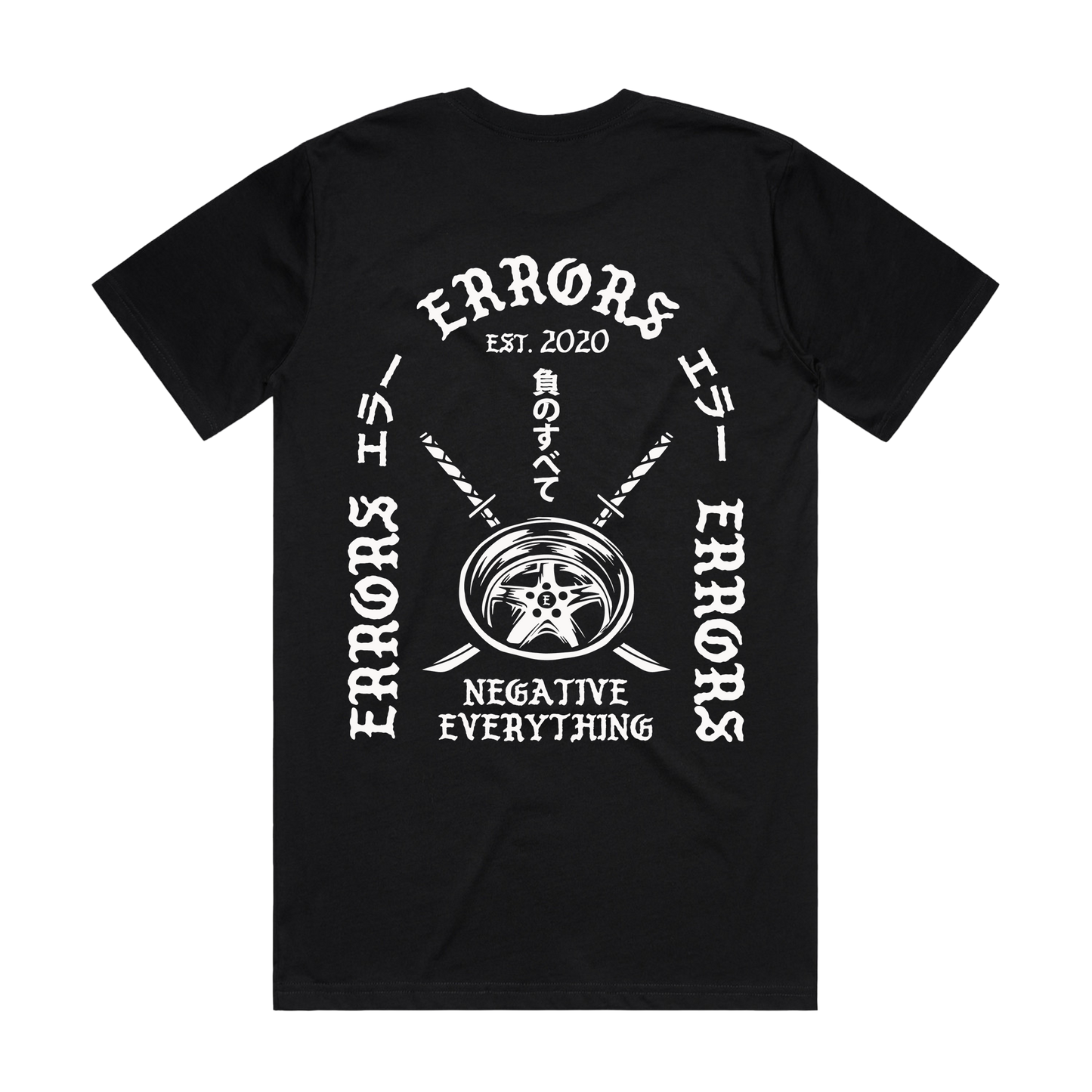 "V1 HEADSTONE" Black Tee