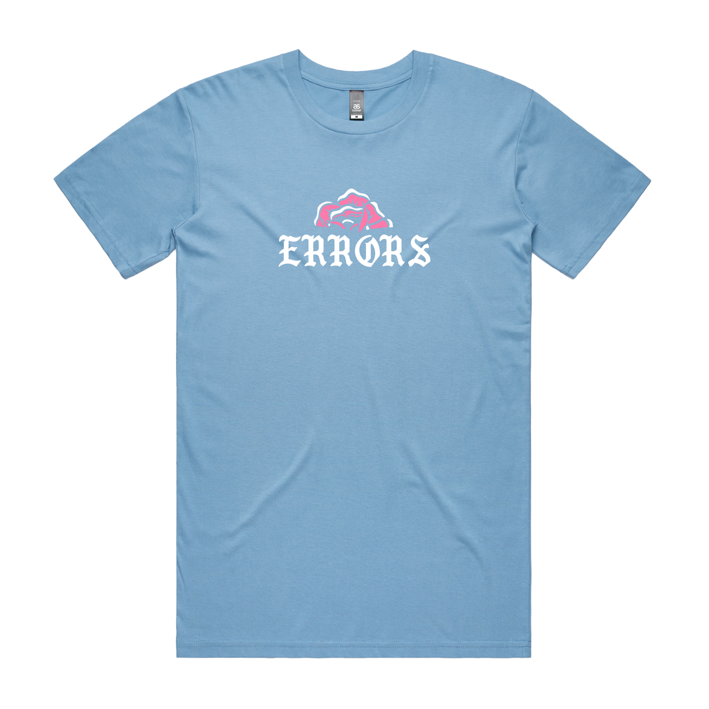 "V2 HEADSTONE" Light Blue Tee