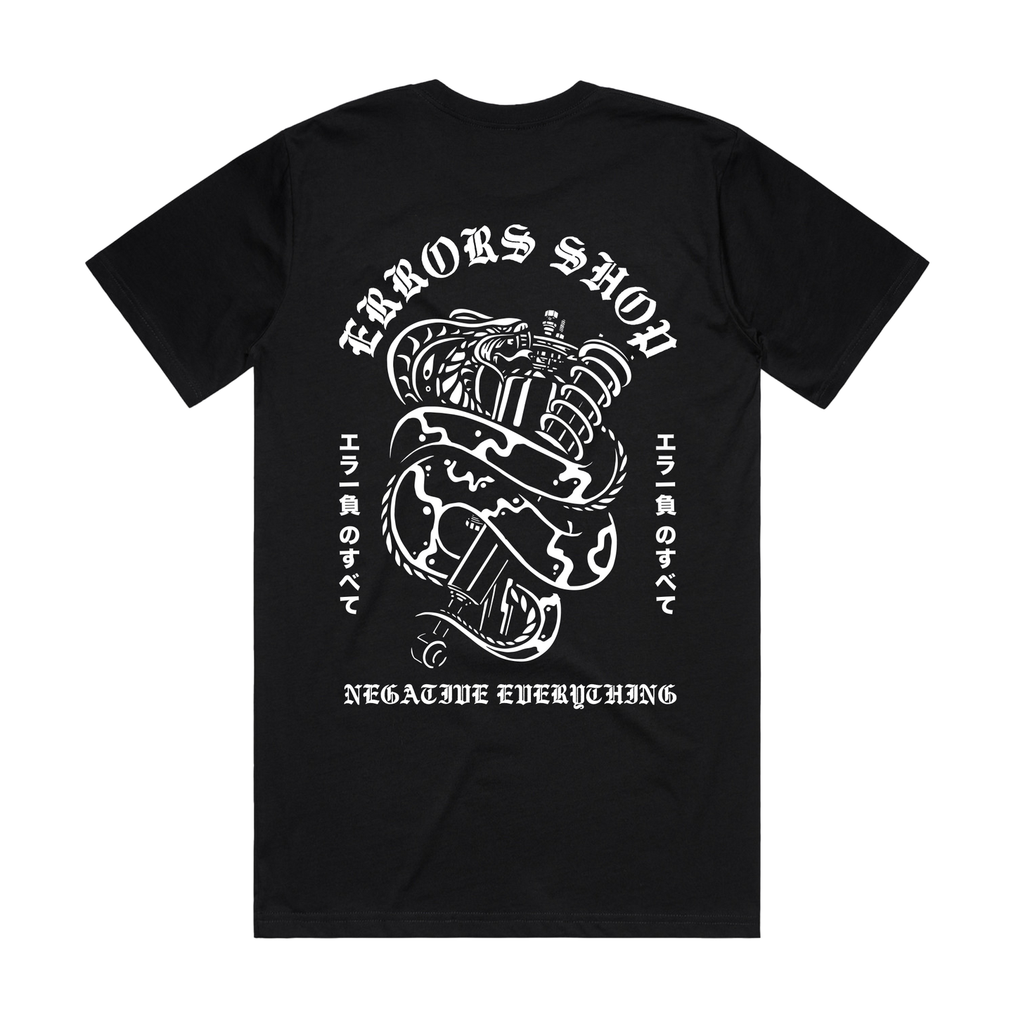 "V3 HEADSTONE" Black Tee