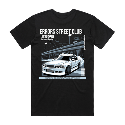 "STREET CLUB" Black Tee