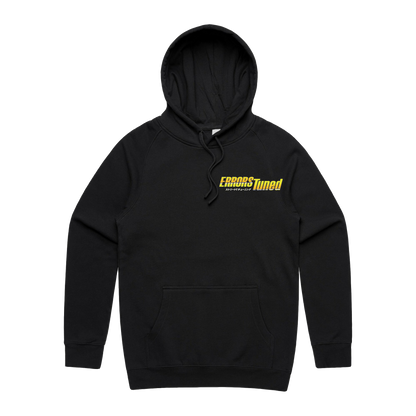 "ERRORS TUNED" Black Hoodie