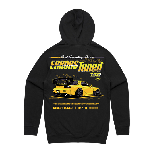 "ERRORS TUNED" Black Hoodie