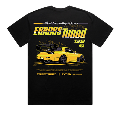 "ERRORS TUNED" Black Tee