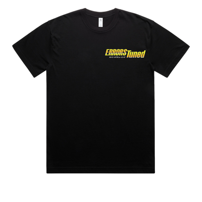 "ERRORS TUNED" Black Tee