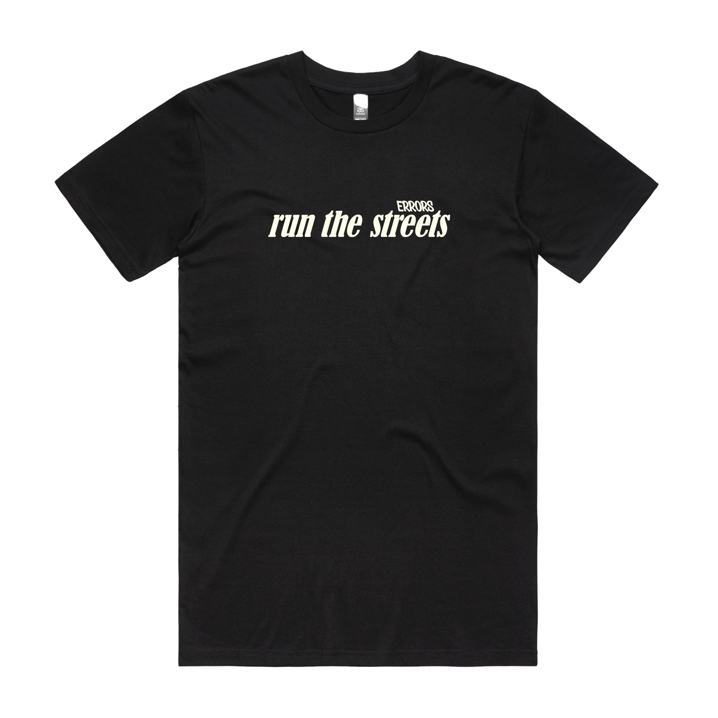 "RUN THE STREETS" Black Tee