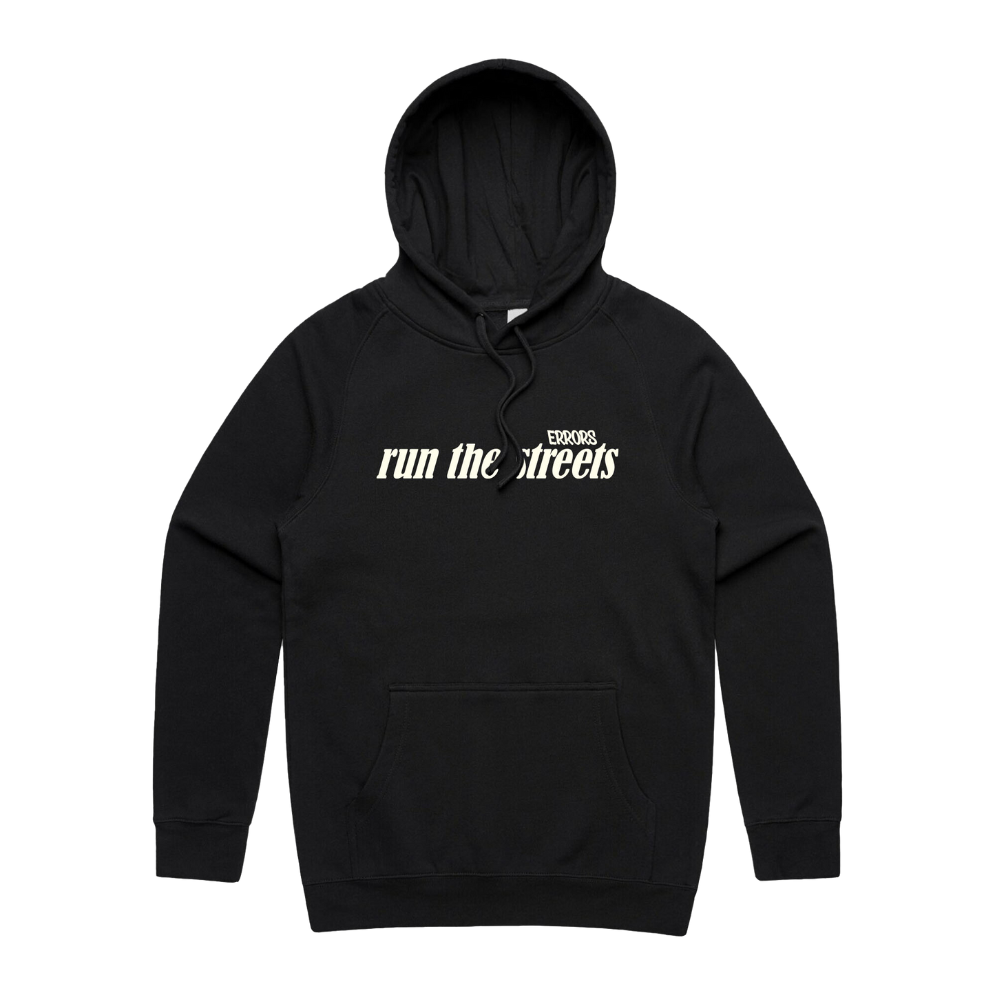 "RUN THE STREETS" Black Hoodie