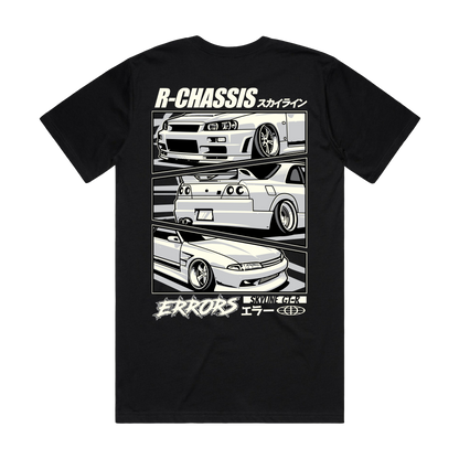 "R-CHASSIS" Black Tee