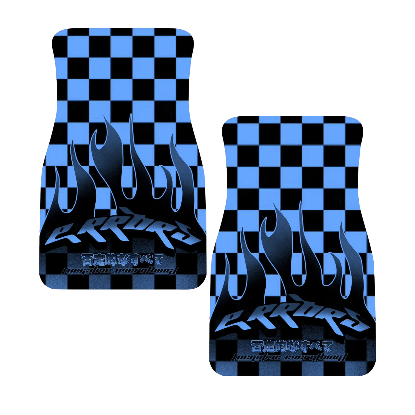 Blue Flame Floor Mats