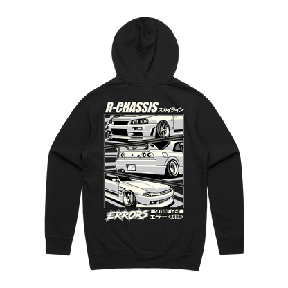 "R-CHASSIS" Black Hoodie