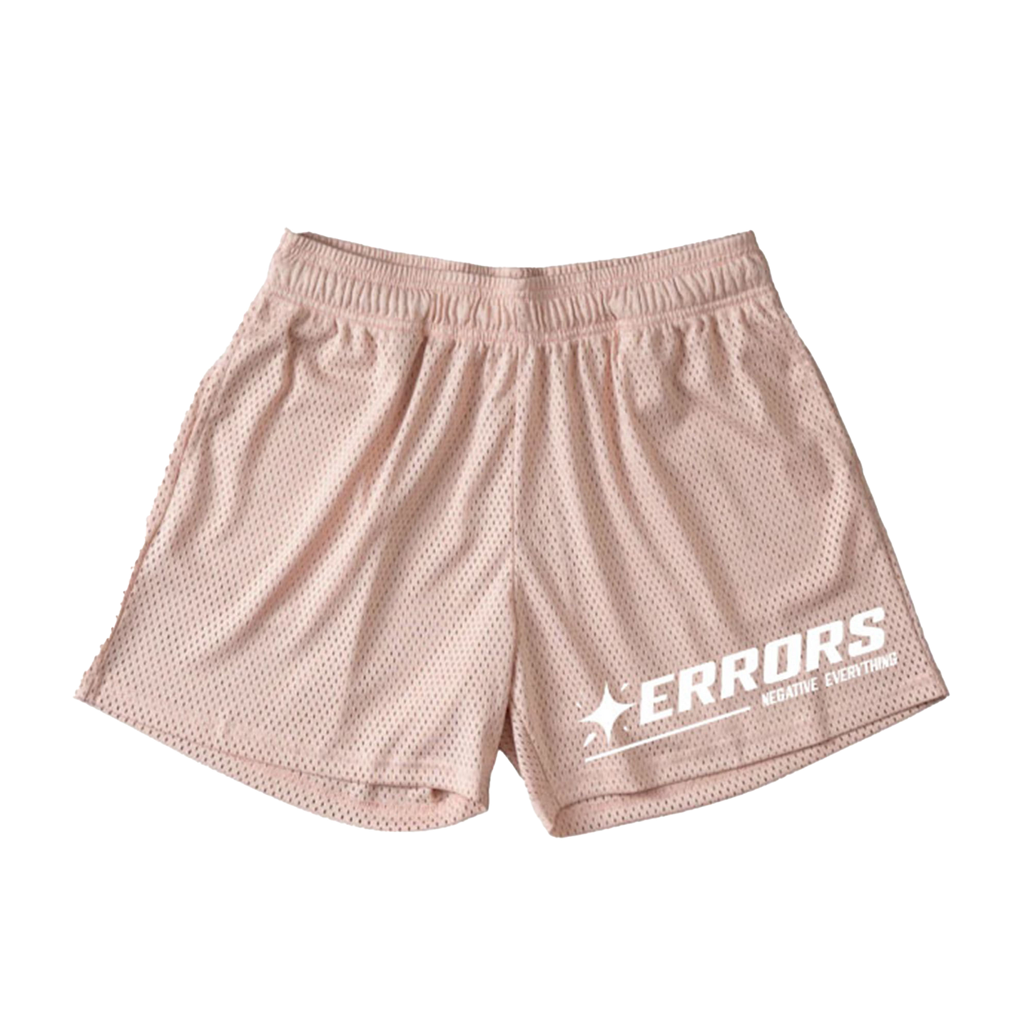 "STAR" Pink Mesh Shorts