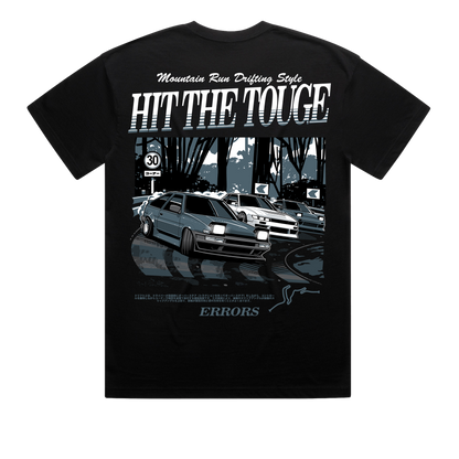 "HIT THE TOUGE" Black Tee