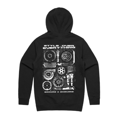 "STYLE OVER EVERYTHING" Black Hoodie